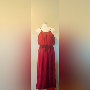 Sleeveless burgundy dress, Small